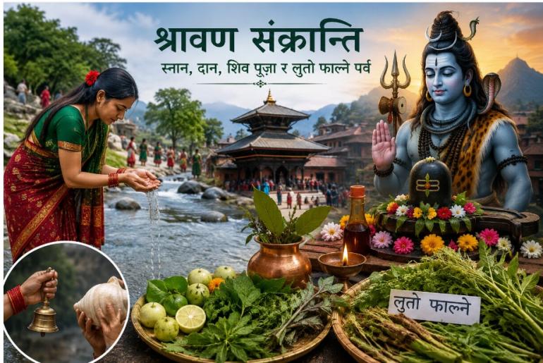 साउने सङ्क्रान्ति: परम्परा, कृषि संस्कृति र शिवभक्तिको संगम